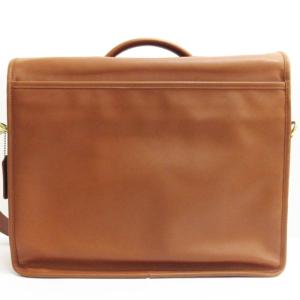 COACH オールドコーチ 2way レザー ビジネスバッグ ブリーフケース ショルダー ターンロック 0544 ブラウン GY18