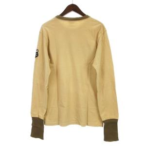Belstaff ロゴ カットソー 長袖 ベージュ M 250123E
