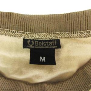 Belstaff ロゴ カットソー 長袖 ベージュ M 250123E