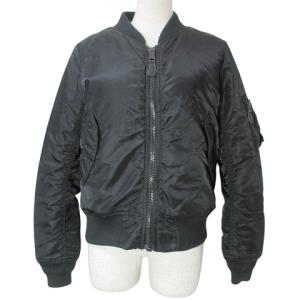 AVIREX アーチロゴ 中綿 リバーシブル ジャケット 6252039 フライトジャケット ブルゾン ジップアップ ワッペン ナイロン