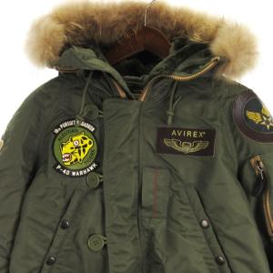 AVIREX N-3B フライトジャケット 6182097 カーキ M