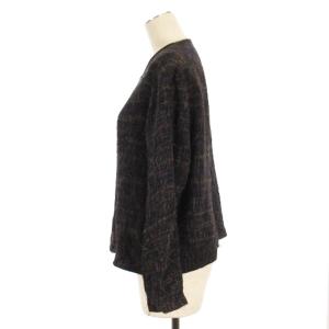 JURGEN LEHL セットアップ ツイード ノーカラー ジャケット イージー スカート ロング ブラック M