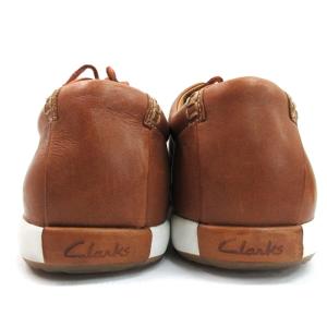 Clarks NEWTON ENERGY レザー デッキシューズ スニーカー 9.5 ベージュ