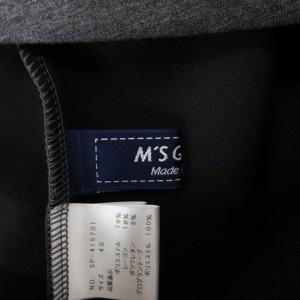 M'S GRACY リボン チュニック カットソー 長袖 40 グレー 250206E