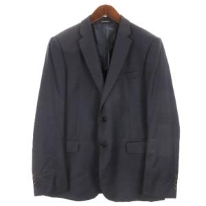 EMPORIO ARMANI 未仕立て品 セットアップ M LINE ネイビー 52