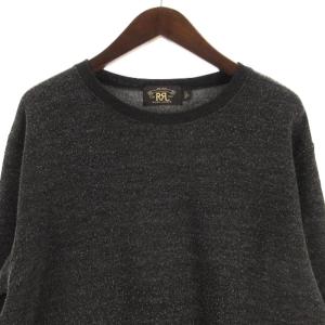 RRL トレーナー スウェットプルオーバー 裏起毛 グレー系 L GY28