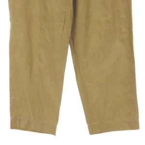 JURGEN LEHL イージー パンツ シルク混 ブラウン系 L