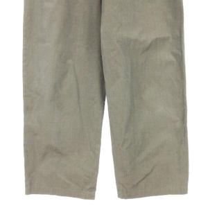 JURGEN LEHL サイドジップ イージー パンツ コットン グレー M
