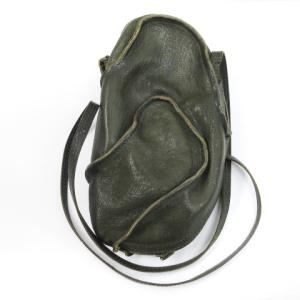 JURGEN LEHL ヨーガンレール レザーショルダーバッグ フラップ カーキ JURGEN LEHL ヨーガンレール レザーショルダーバッグ フラップ