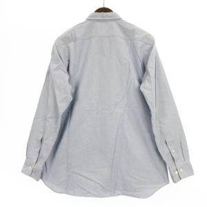 BURBERRY LONDON ボタンダウン シャツ 長袖 ブルー L 250218E GY03
