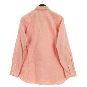 BURBERRY LONDON ボタンダウン シャツ 長袖 ピンク L 250218E GY03