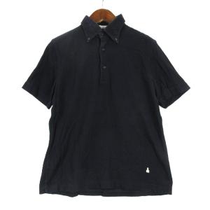 PER UNITED ARROWS ボタンダウン ポロシャツ 半袖 ネイビー L 250218E GY03