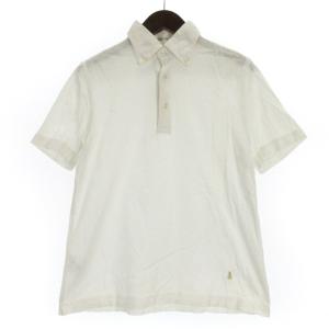 PER UNITED ARROWS ボタンダウン ポロシャツ 半袖 ホワイト L 250218E GY03