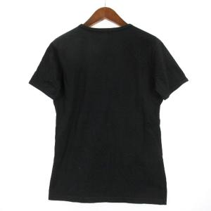 EMPORIO ARMANI Tシャツ 半袖 Vネック ブラック XL 250225E GY03