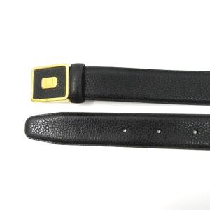 dunhill レザーベルト バックル ブラック 250307E GY03