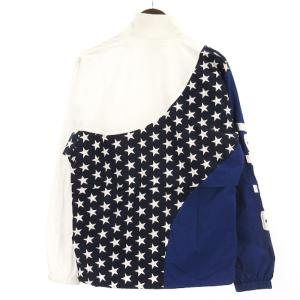 F.C.Real Bristol STAND COLLAR STAR JACKET 星柄 スタンドカラー ジャケット ジップアップ FCRB-210037 ネイビー