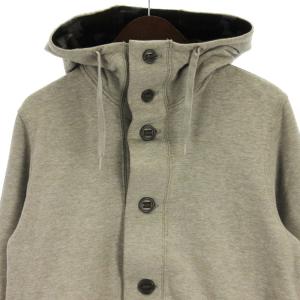 SOPHNET. THERMASTAT FRONT BUTTON SWEAT PARKA フロントボタン スウェットパーカー 裏起毛 グレー