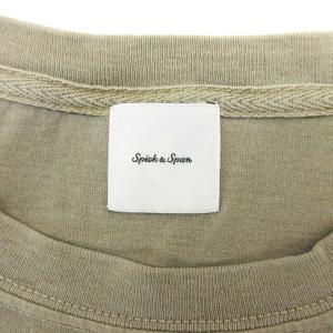 Spick&Span OLDLINEカレッジT Tシャツ 半袖 プリント カーキ 250228E