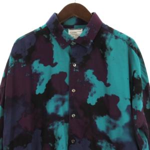 SHAREEF SMOKE PT L/S SHIRT シャツ 長袖 タイダイ柄 21313020