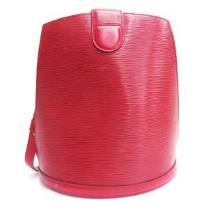 LOUIS VUITTON エピ クリュニー ショルダーバッグ ターンロック M52257 レッド