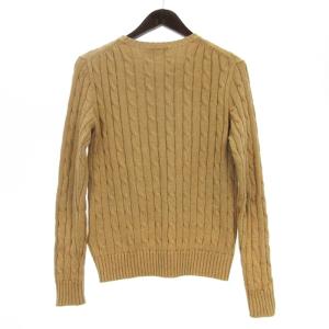 POLO RALPH LAUREN ケーブルニット セーター 長袖 ベージュ S 250313E
