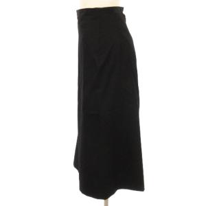 Y's ヨウジヤマモト ウール スカート ロング 裏地ドット ブラック 3