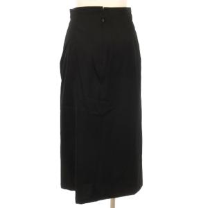 Y's ヨウジヤマモト ウール スカート ロング 裏地ドット ブラック 3