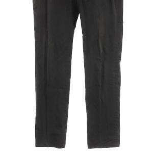 HERMES パンツ スラックス コットン ブラック 44