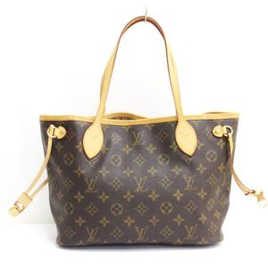 LOUIS VUITTON モノグラム ネヴァーフルPM トートバッグ M40155 フランス製 ブラウン系