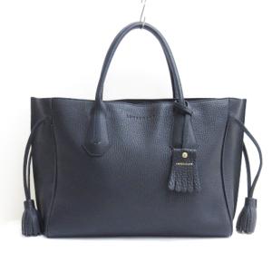 ペネロペ トートバッグ タッセル ネイビー