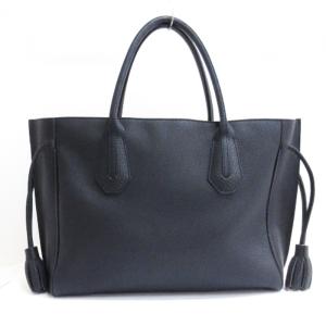 Longchamp ペネロペ トートバッグ タッセル ネイビー
