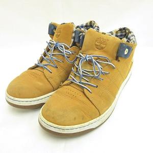 89567 イテザ チャッカ ブーツ ウールリッチ レザー チェック 8M 26.0 ベージュ KY-190110