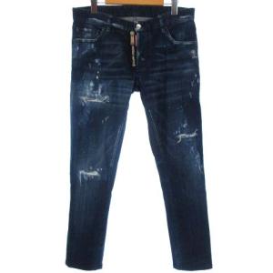 17AW SLIM JEAN スリムジーンズ テーパード クラッシュ ダメージ ペンキ