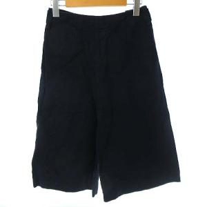 17SS ワイドクロップドパンツ 1 ネイビー