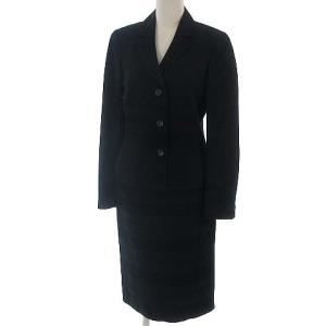 BOUTIQUES スカートスーツセットアップ ブラック