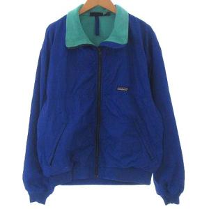 80's  シェルド シンチラ ナイロンジャケット M ブルー