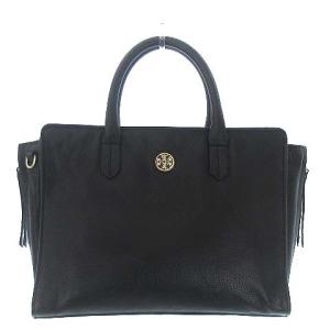 2WAY バッグ ショルダー トート サイドジップ レザー 本革 ブラック