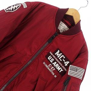 AVIREX MA-1 MILITARY FREE FALL フライトジャケット レッド