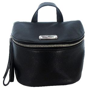 M0007184 2WAY ハンド バッグ ショルダー ポシェット レザー ブラック 黒