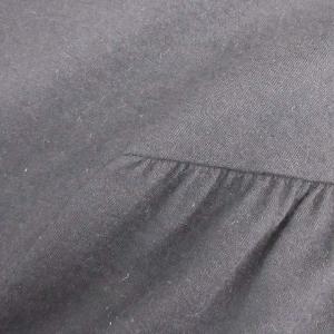 LEONARD アンゴラウールシルク混 フレアスカート ブラック