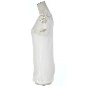 Ermanno Scervino Tシャツ カットソー プルオーバー レース 半袖 ホワイト 白 38