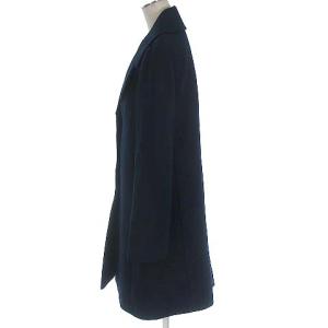 kate spade new york ツイルロングチェスターコート 0 ネイビー