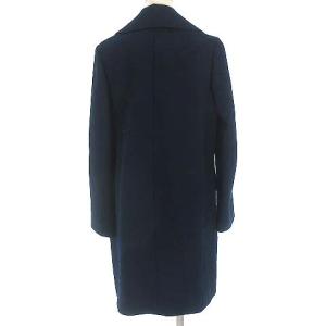 kate spade new york ツイルロングチェスターコート 0 ネイビー