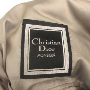 Christian Dior MONSIEUR ヴィンテージ ストライプテーラードジャケット カーキ
