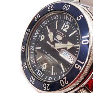 SEIKO SEIKO 5 SPORTS セイコー5 スポーツ 7S36-01E0 自動巻き 腕時計 ダイバー 200M 23石 紺文字盤