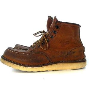 RED WING 875 アイリッシュセッター ワーク ブーツ レースアップ モックトゥ レザー 04年製 ブラウン 茶 8.5 26.5
