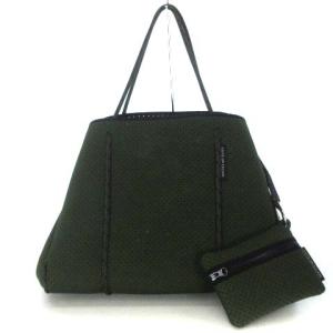 STATE OF ESCAPE キャリーオール トート ハンド ハンド マザーズ ジム パンチング 大容量 ポーチ付き カーキ かばん カバン 鞄