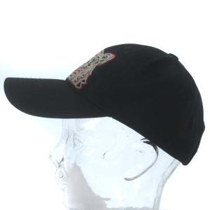 KENZO Tiger Baseball Cap タイガー ベースボール キャップ 帽子 刺繍 キャンバス ブラック