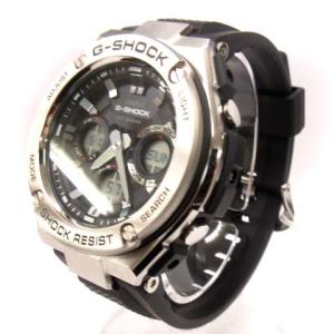 CASIO G-SHOCK GST-S110-1ADR G-STEEL ステンレス シルバー ブラック 