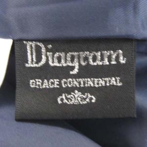 Diagram GRACE CONTINENTAL 17AW ワイド デニム パンツ ハイウエスト インディゴ ブルー